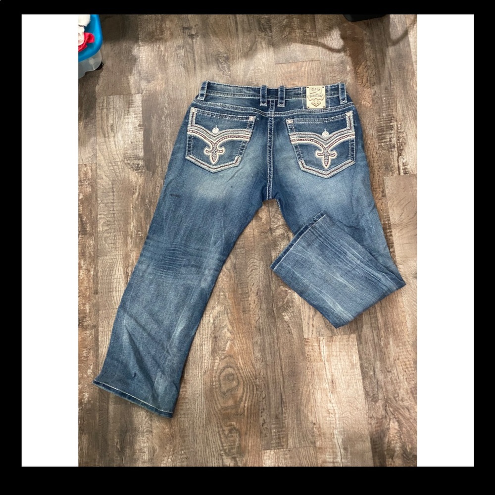 Men’s Rock Revival jeans, size 38